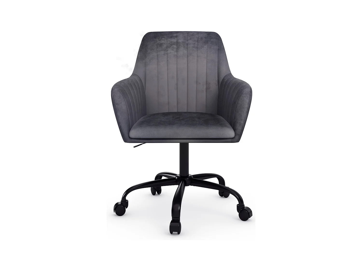 Perry2 | Fauteuil de bureau Anthracite Velour