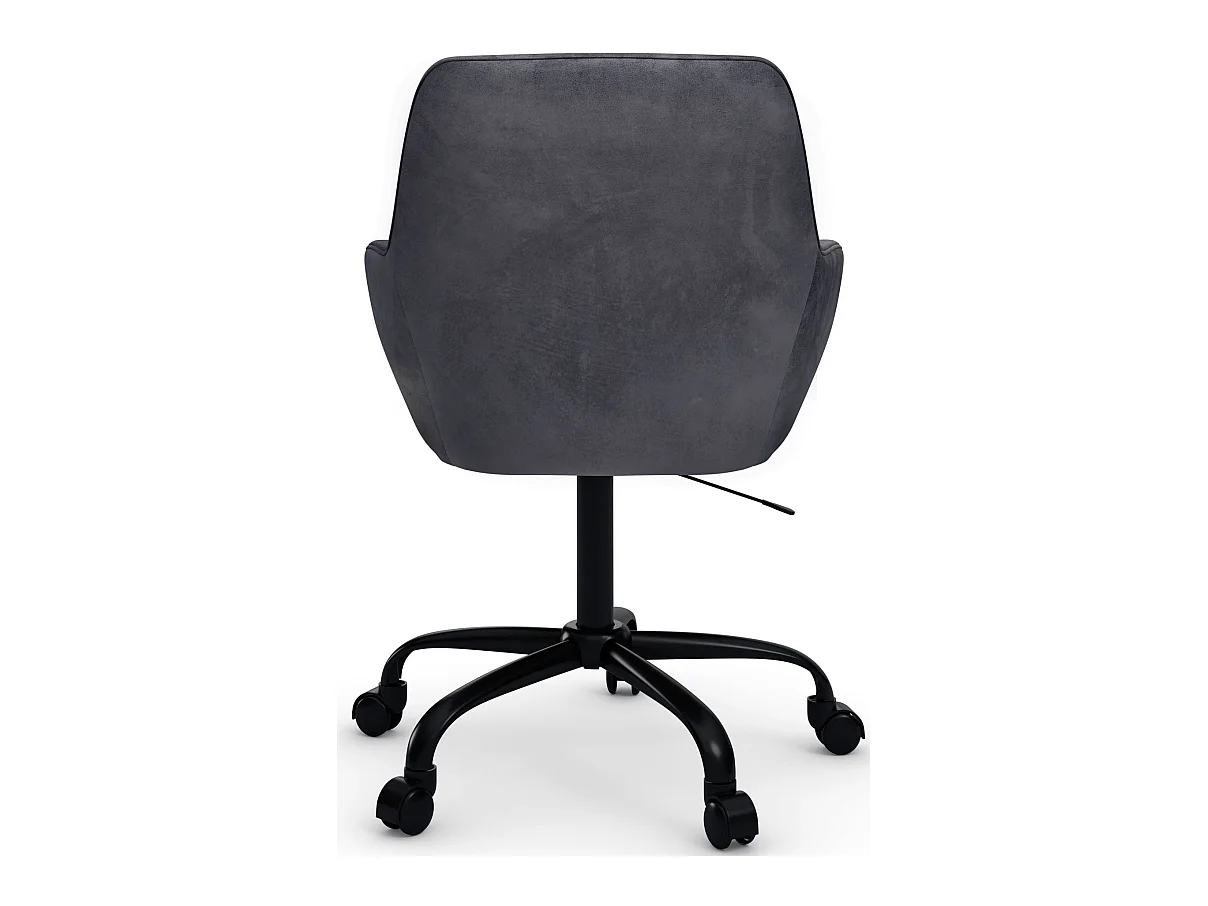Perry2 | Fauteuil de bureau Anthracite Velour