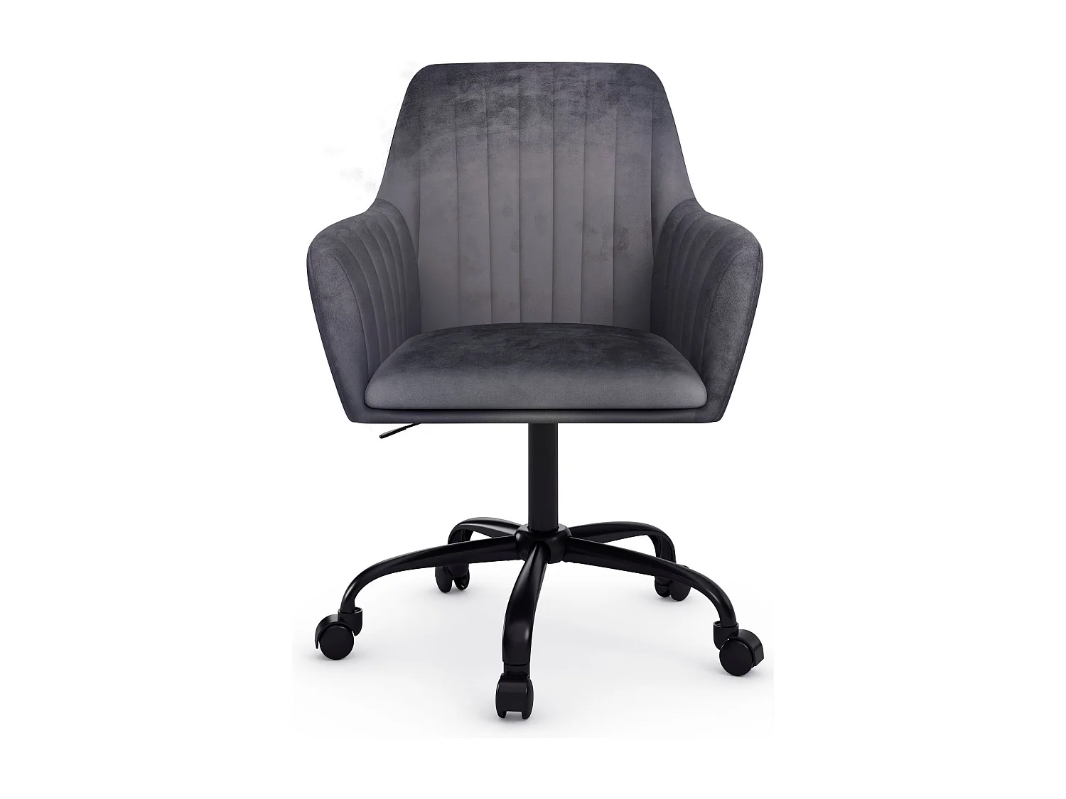 Perry2 | Fauteuil de bureau Anthracite Velour