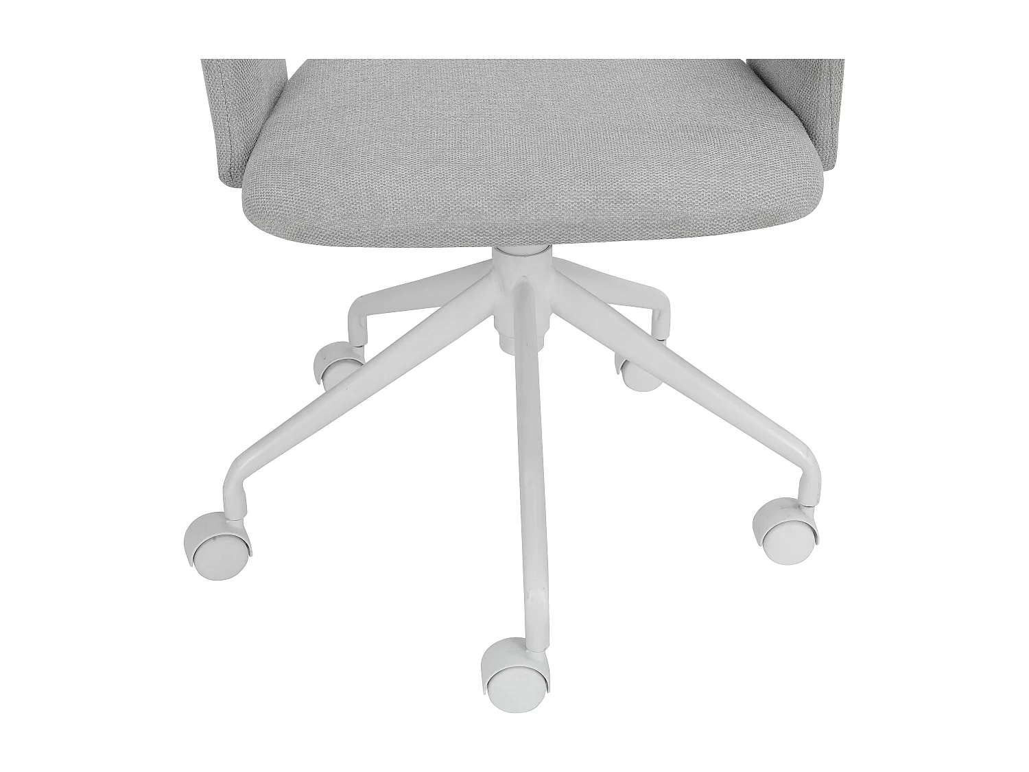 Sanna | Silla de oficina en gris claro metálico