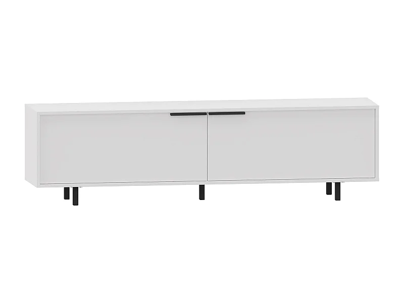 Alberto | Tv-meubel met 2 klepdeuren in wit