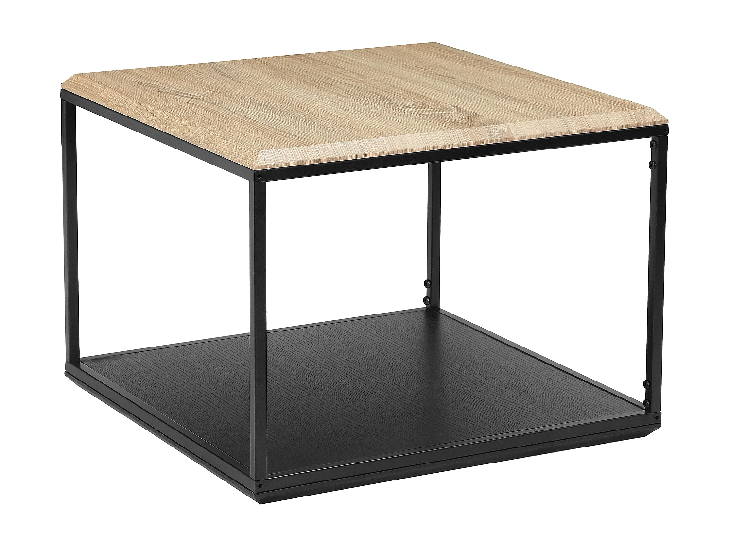 Taion | Table basse carrée chêne aspect noir