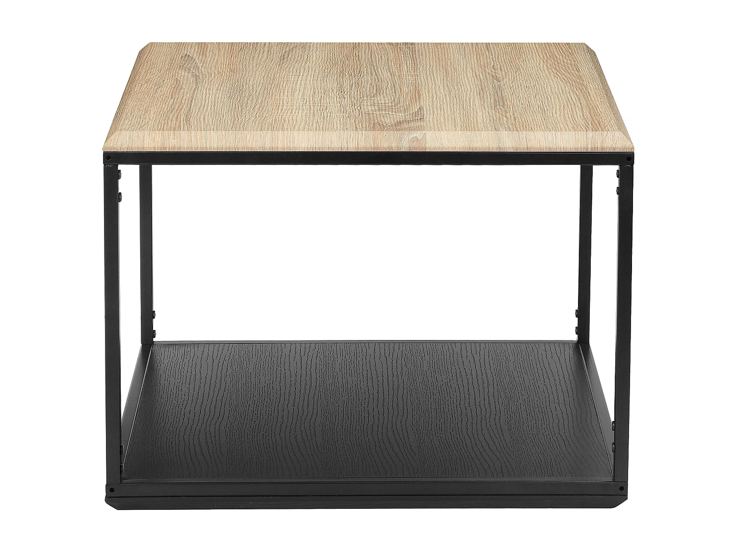 Taion | Table basse carrée chêne aspect noir