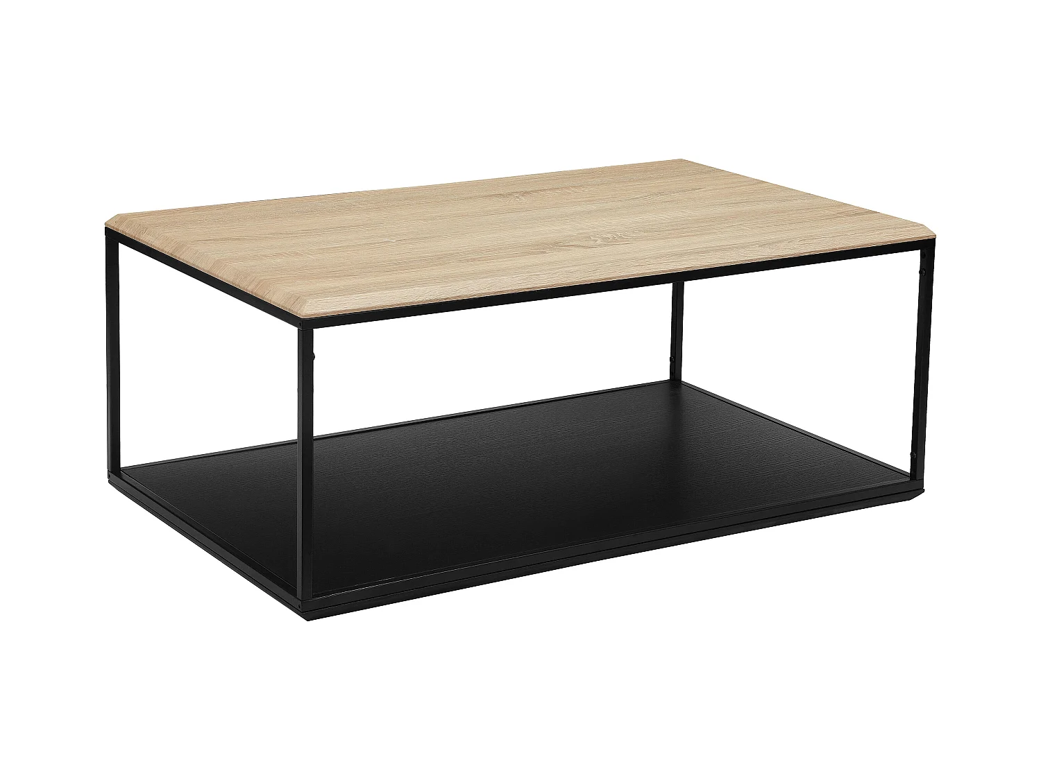 Nathan | Tavolino da caffè in Rovere look Nero