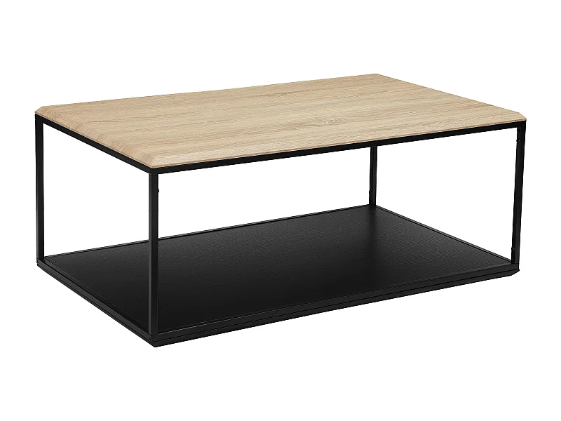 Nathan | Tavolino da caffè in Rovere look Nero