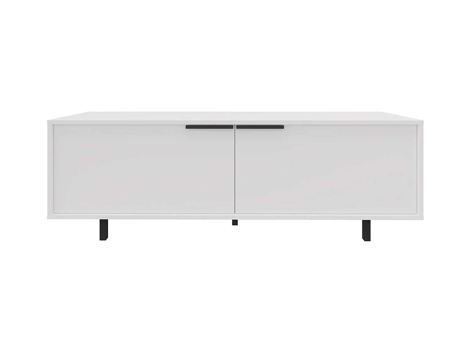 Alberto | Tv-meubel 150 cm met 2 klepdeuren in wit