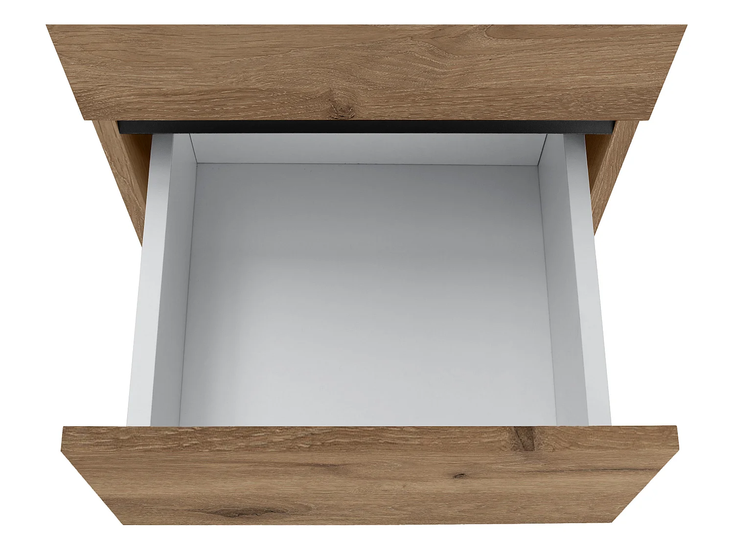 Wisla  | Mueble de baño con 2 puertas y 1 cajón en aspecto roble