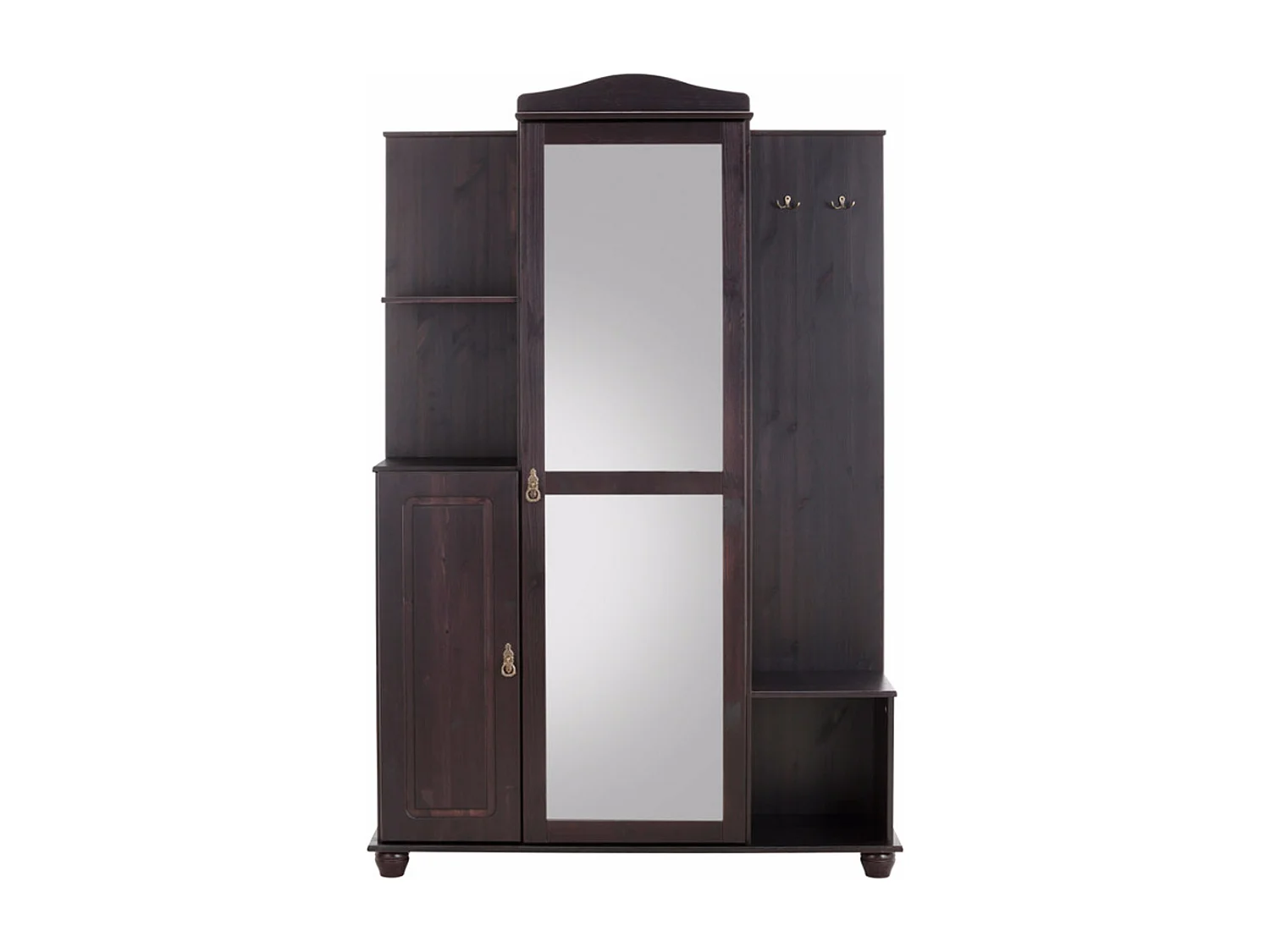 Finca | Armoire compacte avec miroir en pin havane