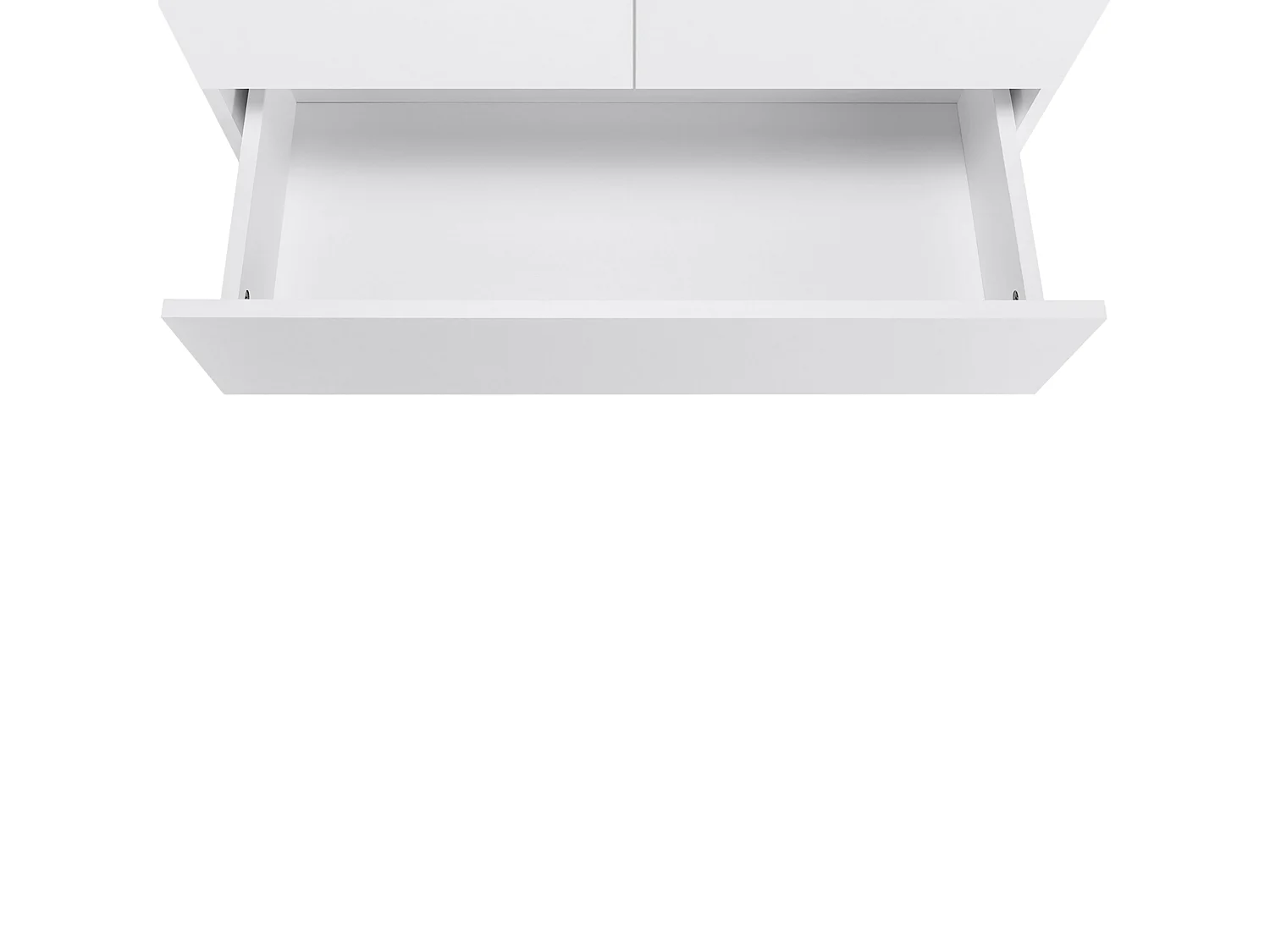 Wisla  | Meuble de salle de bain avec 4 portes 1 tiroir aspect bois blanc