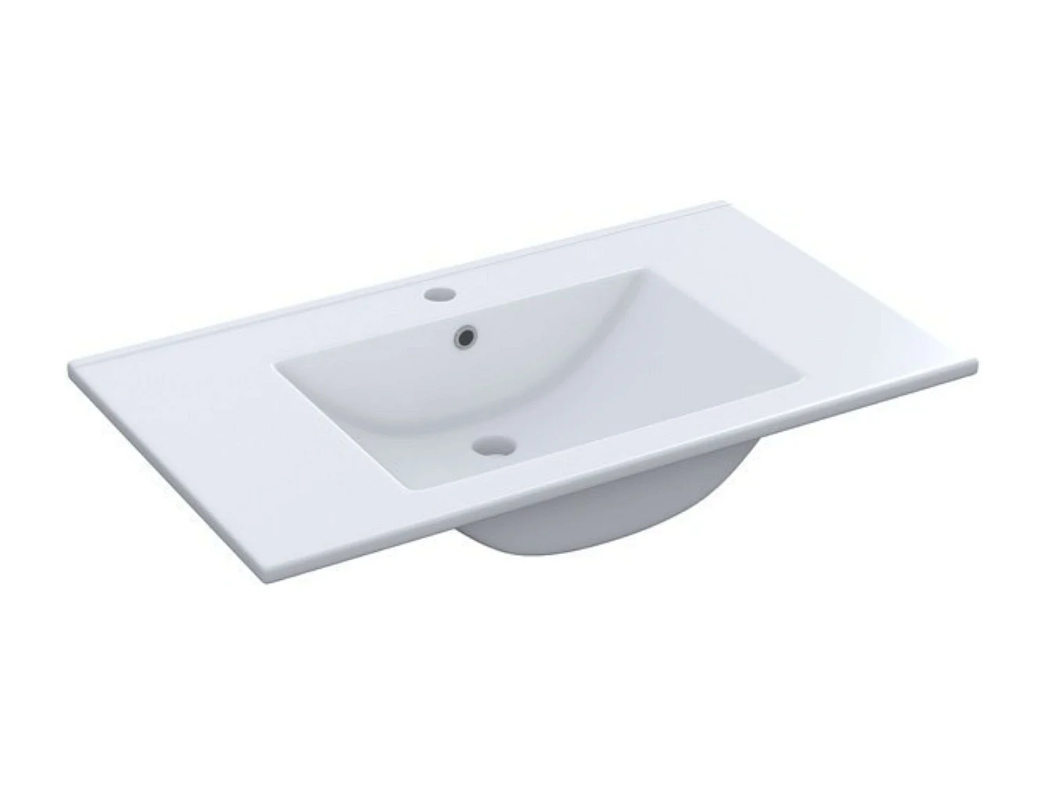 Pack Mueble Baño con Espejo y Lavamanos Cerámico, Columna Nordik