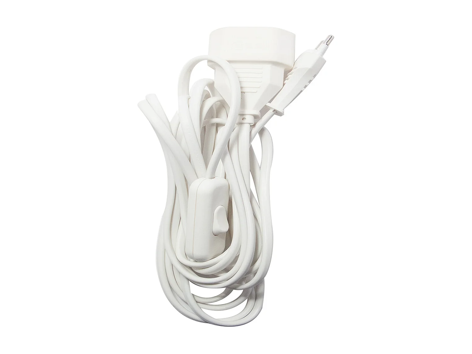 Prolongateur H03VVH2F 4m + interrupteur - Chacon