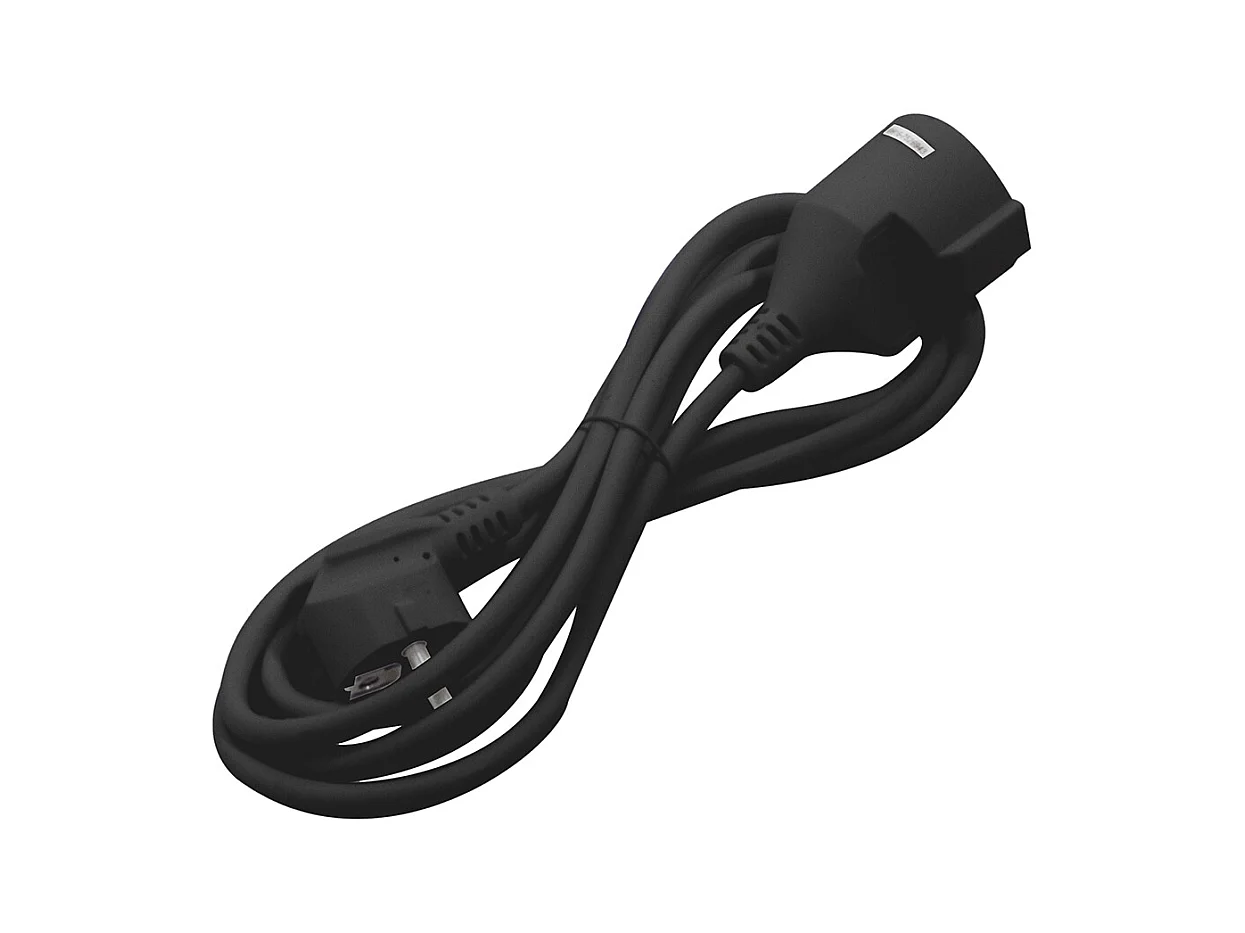 Prolongateur Schuko HO5VVF 3m - Noir - Chacon