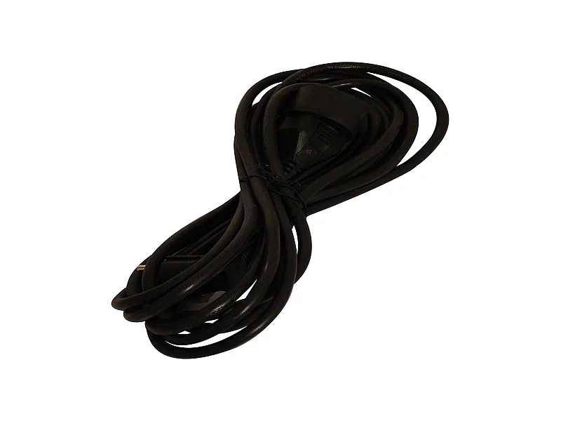 Prolongateur HO5VVF 3x1,5mm²- 5m - Noir - Chacon