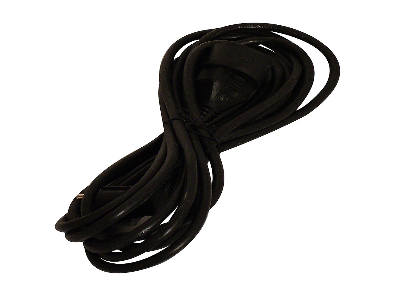 Prolongateur HO5VVF 3x1,5mm²- 5m - noir - Chacon