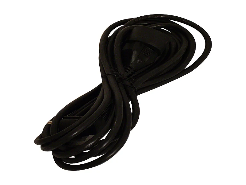 Prolongateur HO5VVF 3x1,5mm²- 5m - noir - Chacon