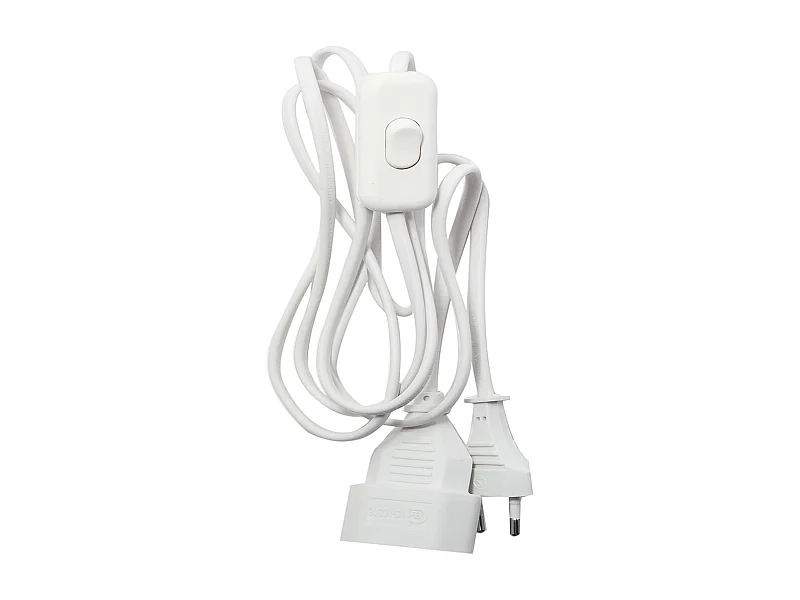 Prolongateur H03VVH2F 2m + interrupteur - Chacon