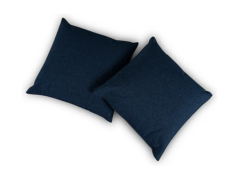 Dreamcloud,  Coppia cuscini divano Tessuto Blu (40cm X 40cm X 7cm)| Duzzle