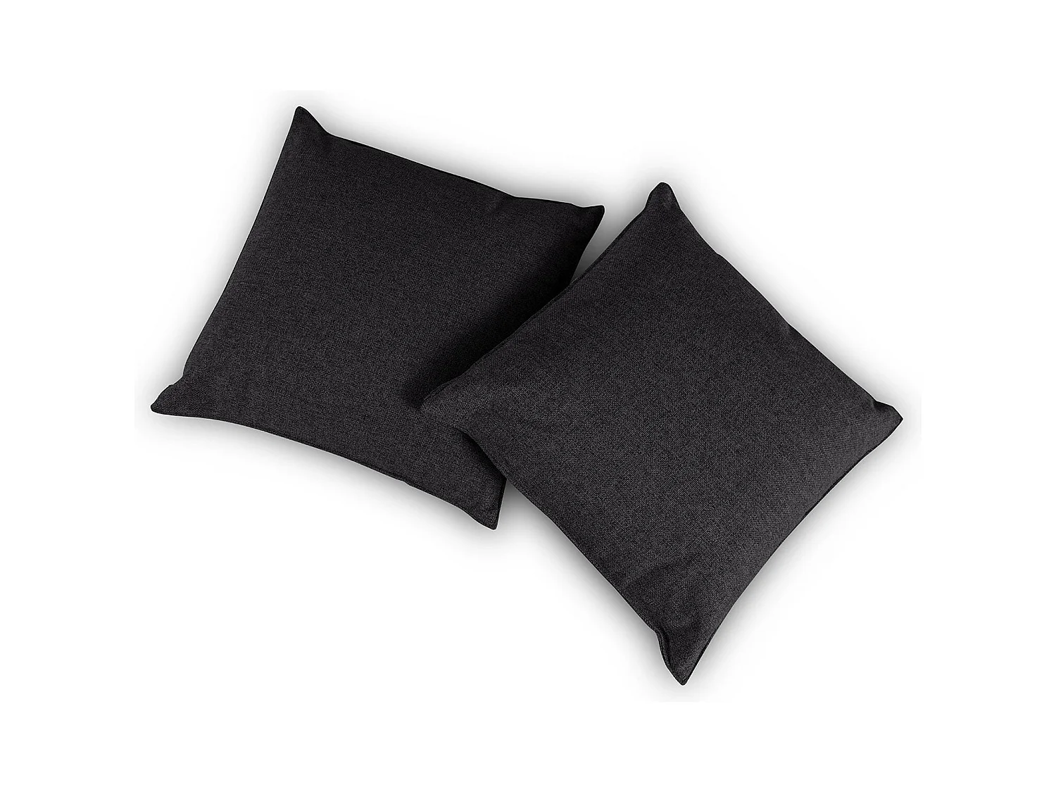 Dreamcloud,  Coppia cuscini divano Tessuto Grigio Scuro (40cm X 40cm X 7cm)| Duzzle