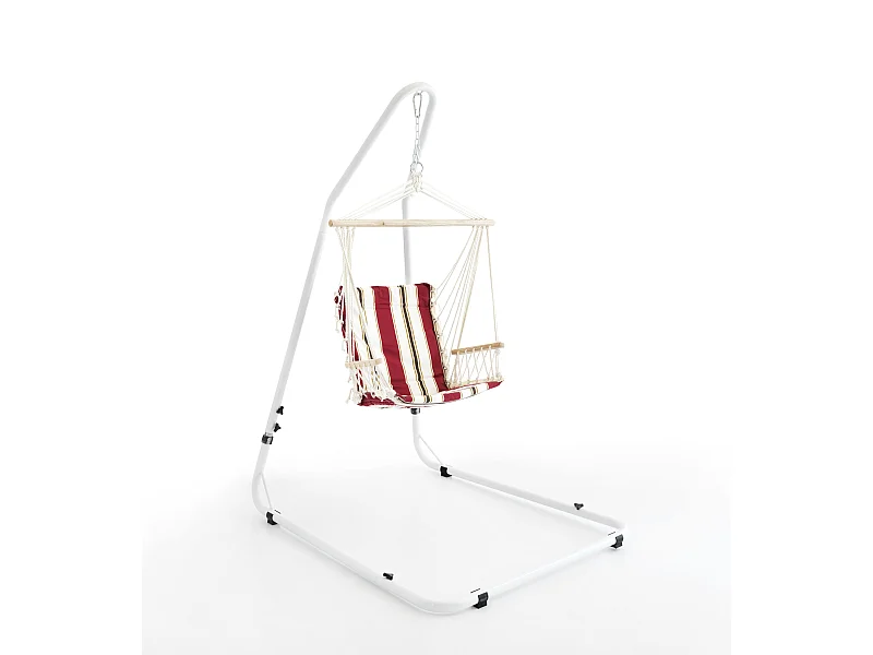 Sunset,  Amaca a poltrona con supporto (118cm X 140cm H.200/243cm 53cm X 54cm H.60cm)| Duzzle