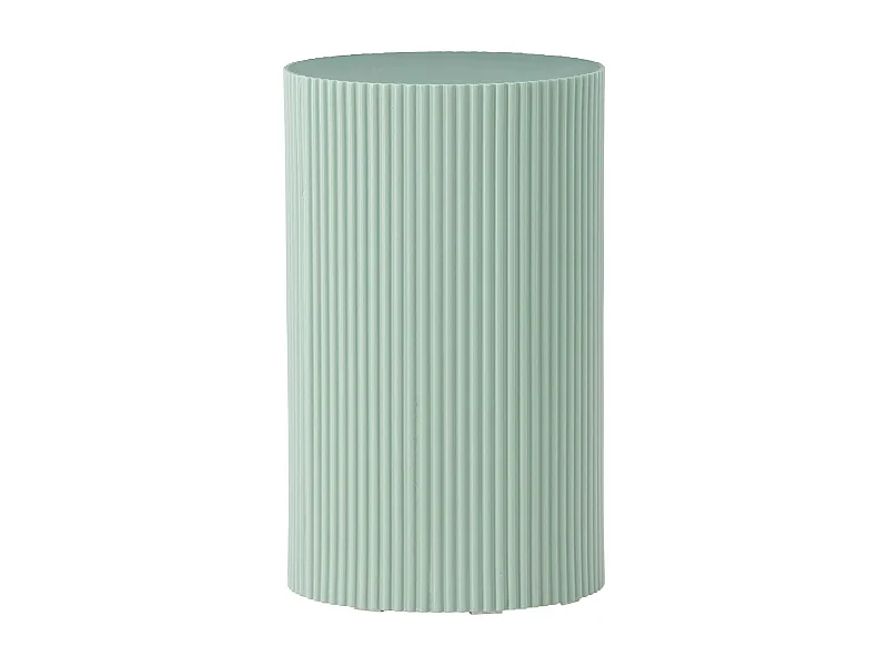 Table d'Appoint Nervurée "Lenox" 50cm Vert