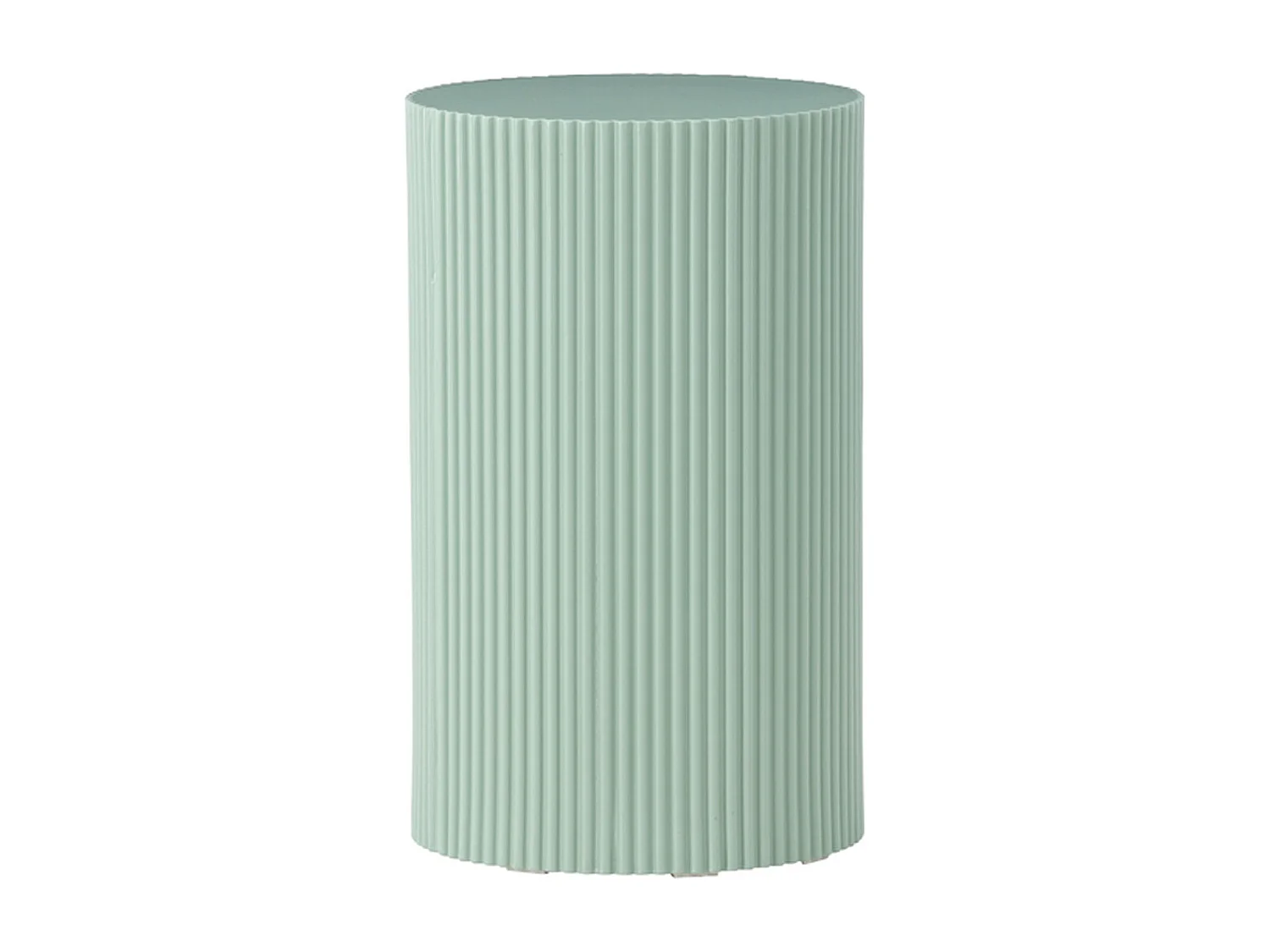 Table d'Appoint Nervurée "Lenox" 50cm Vert