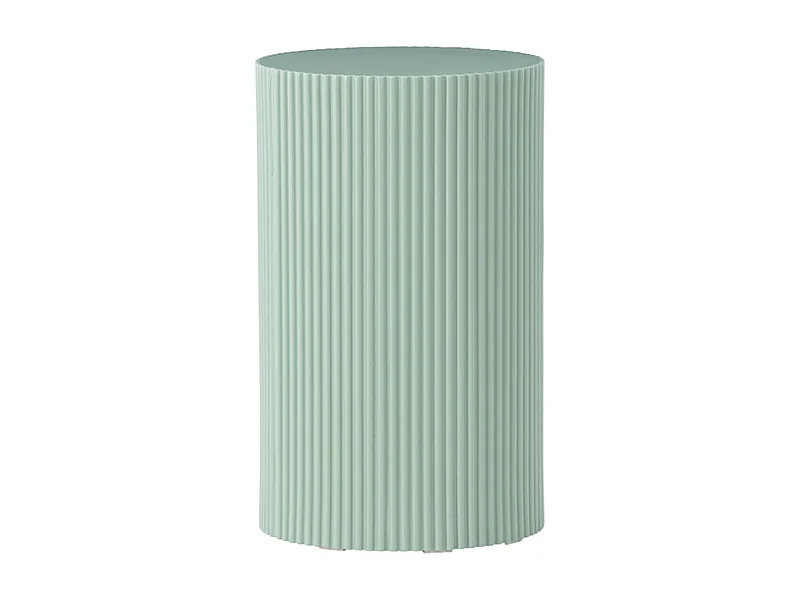 Table d'Appoint Nervurée "Lenox" 50cm Vert