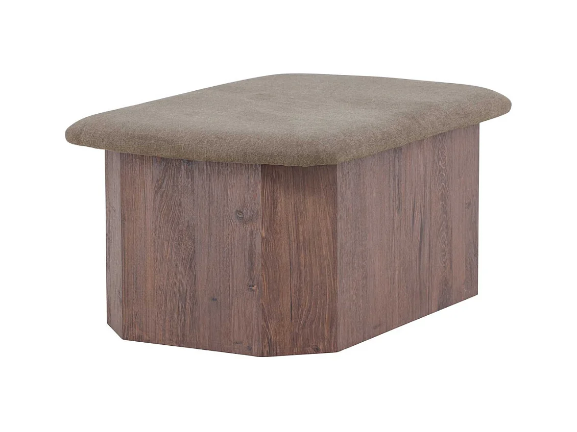 Pouf Design "Todd" 88cm Marron