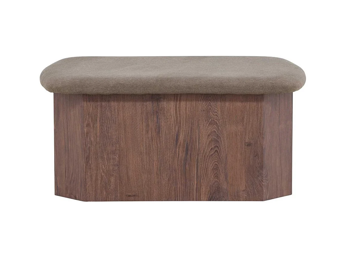 Pouf Design "Todd" 88cm Marron