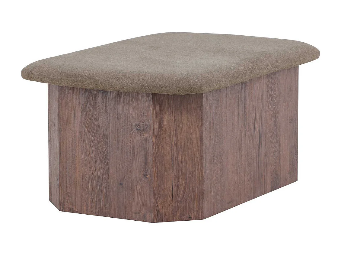 Pouf Design "Todd" 88cm Marron