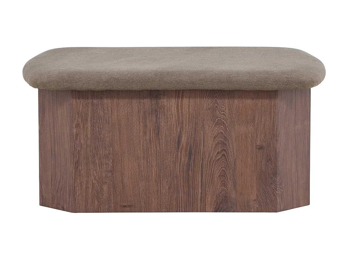 Pouf Design "Todd" 88cm Marron