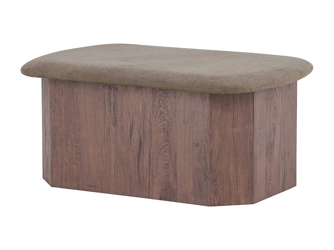 Pouf Design "Todd" 88cm Marron