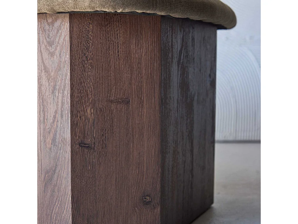 Pouf Design "Todd" 88cm Marron