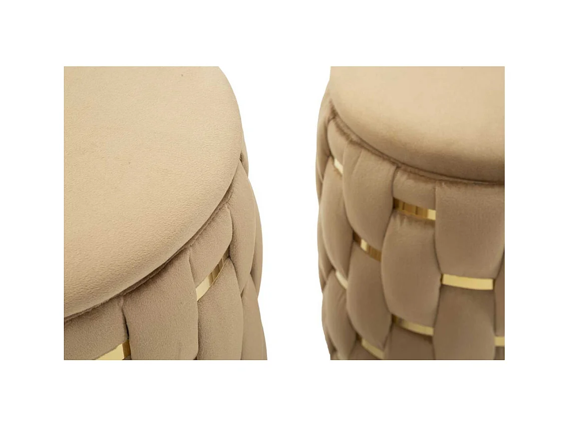 Pouf avec rangement intégré Shanty (Lot de 2)