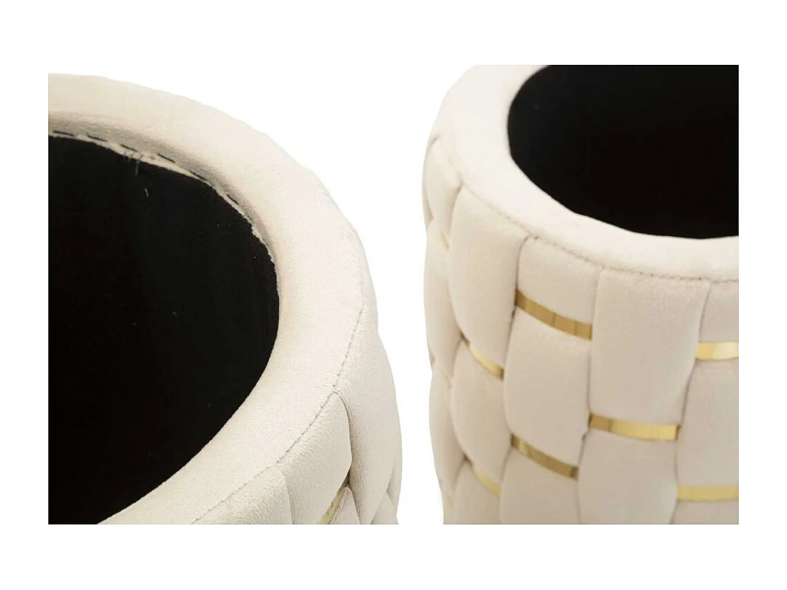 Pouf avec rangement intégré Shanty (Lot de 2)