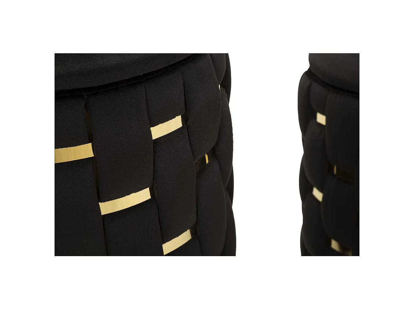 Pouf avec rangement intégré Shanty (Lot de 2)