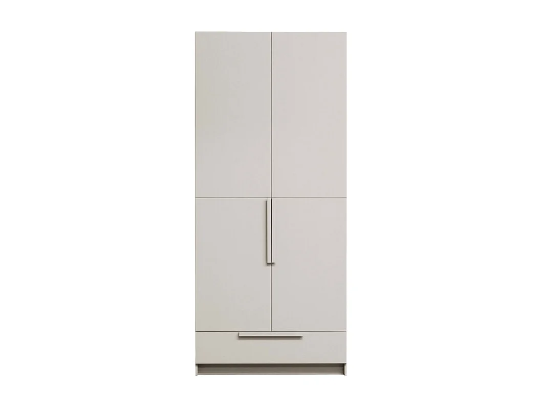 Pure - Armoire 2 portes en bois L95cm - Beige