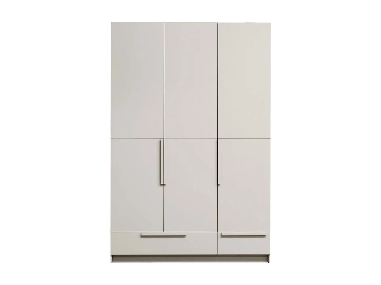 Pure - Armoire 3 portes en bois H215cm - Beige