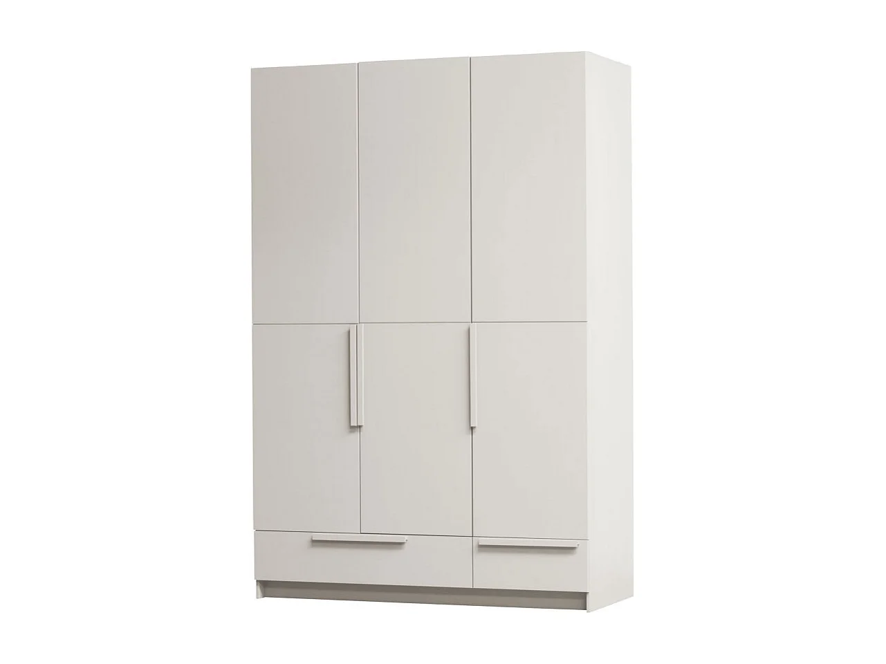 Pure - Armoire 3 portes en bois H215cm - Beige