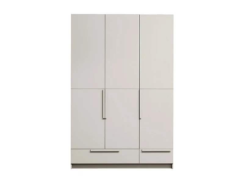 Pure - Armoire 3 portes en bois H215cm - Beige