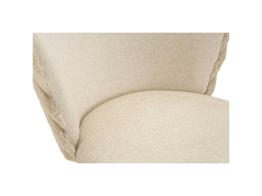 Chaise de bar en tissu et métal Alaska (Lot de 2)