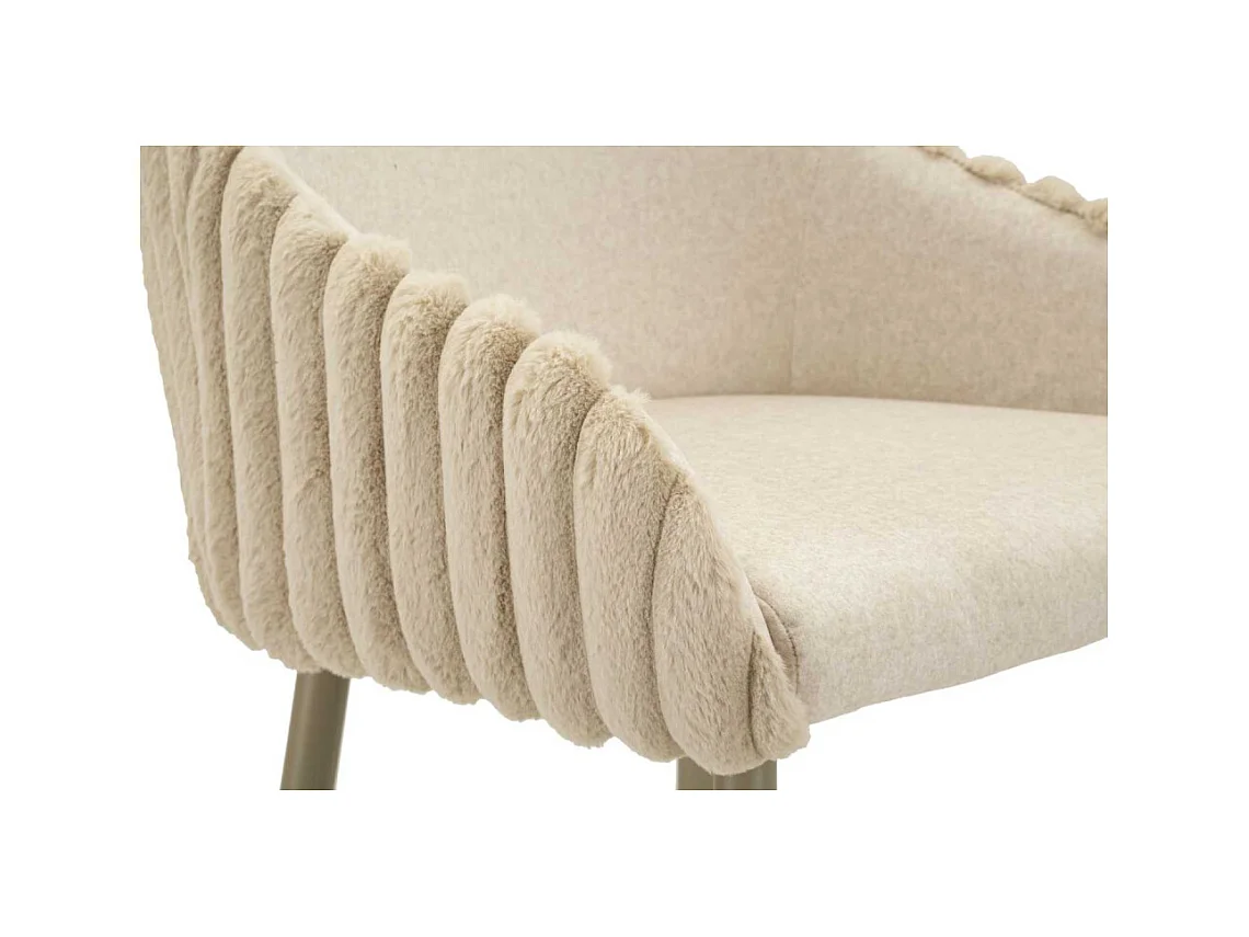 Fauteuil de bar en tissu et métal Alaska (Lot de 2)