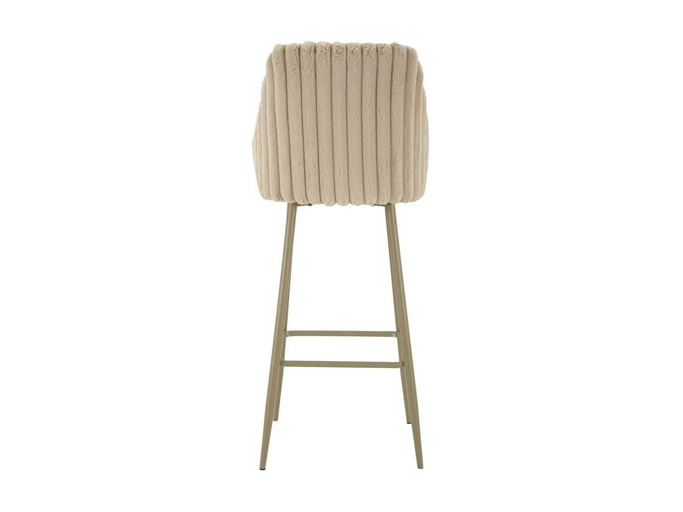 Fauteuil de bar en tissu et métal Alaska (Lot de 2)