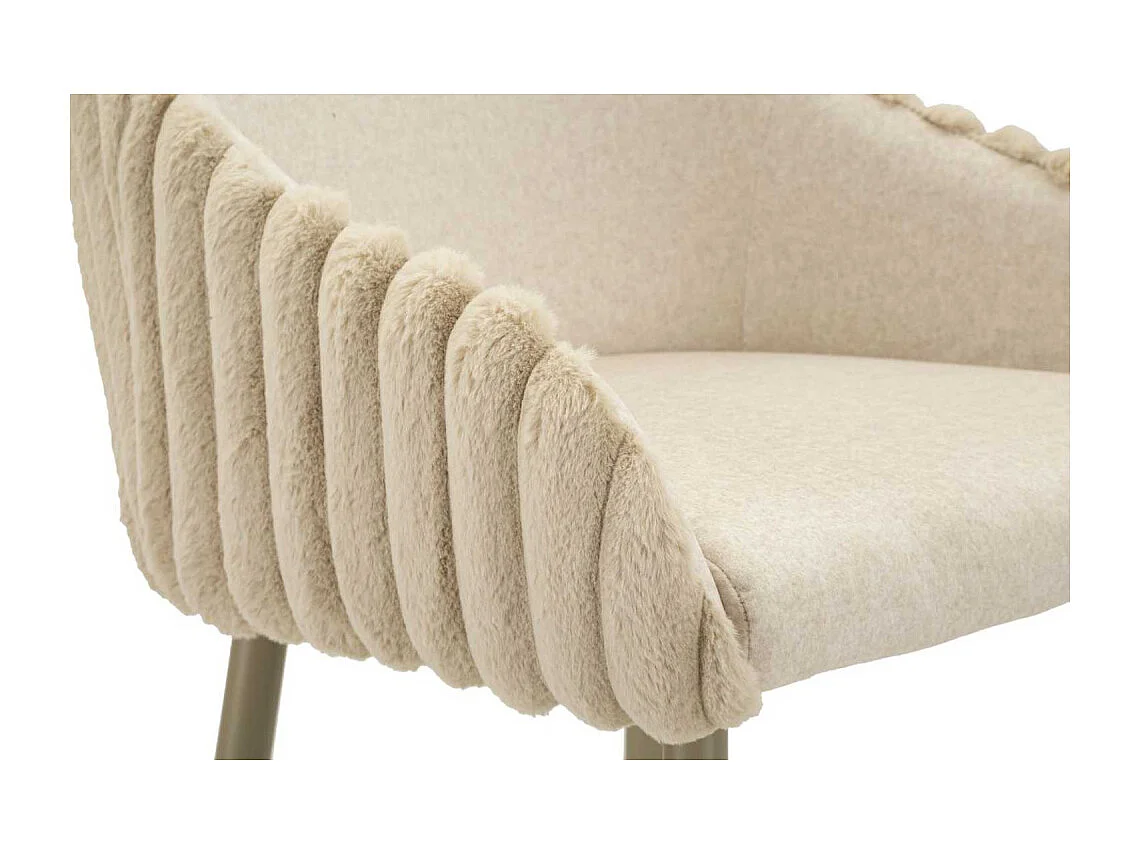 Fauteuil de bar en tissu et métal Alaska (Lot de 2)
