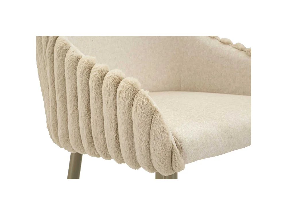 Fauteuil de bar en tissu et métal Alaska (Lot de 2)