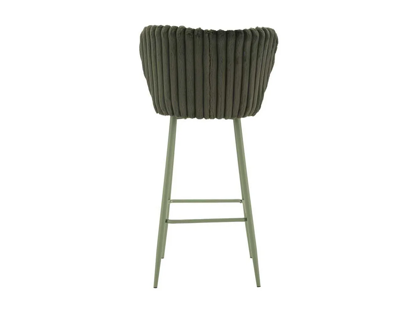 Chaise de bar en tissu et métal Alaska (Lot de 2)