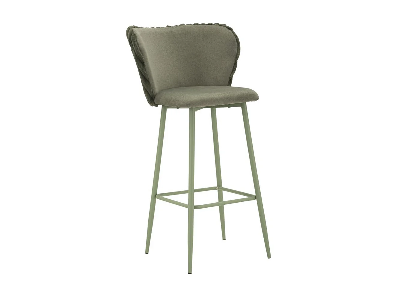 Lot de 2 Tabourets de Bar "Alaska" 106cm Vert