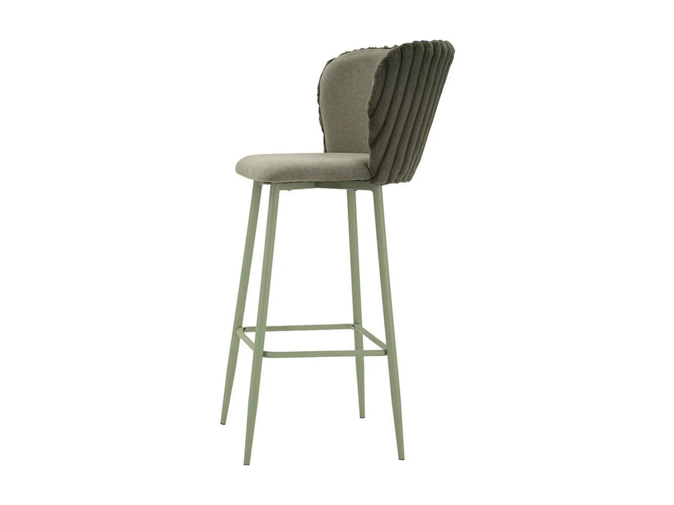 Lot de 2 Tabourets de Bar "Alaska" 106cm Vert