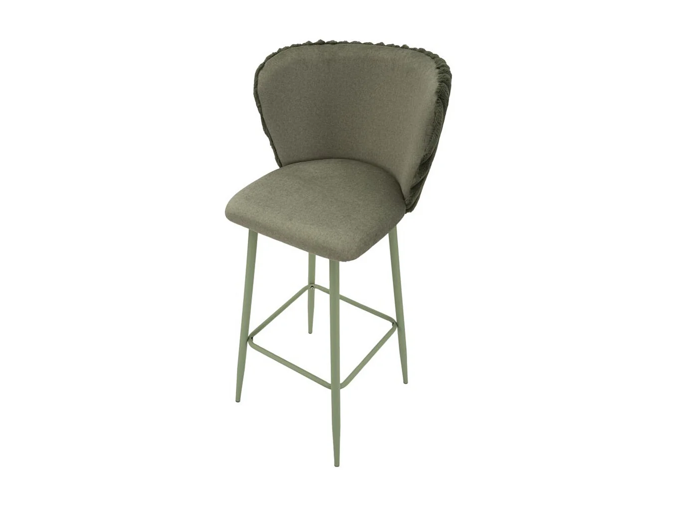 Lot de 2 Tabourets de Bar "Alaska" 106cm Vert