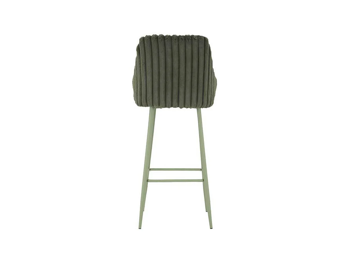 Fauteuil de bar en tissu et métal Alaska (Lot de 2)