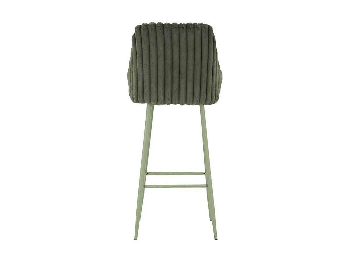 Fauteuil de bar en tissu et métal Alaska (Lot de 2)